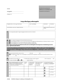 Schriftlicher Antrag auf Gewährung von Beratungshilfe nebst Hinweisen (JV 200 - 02.14) 